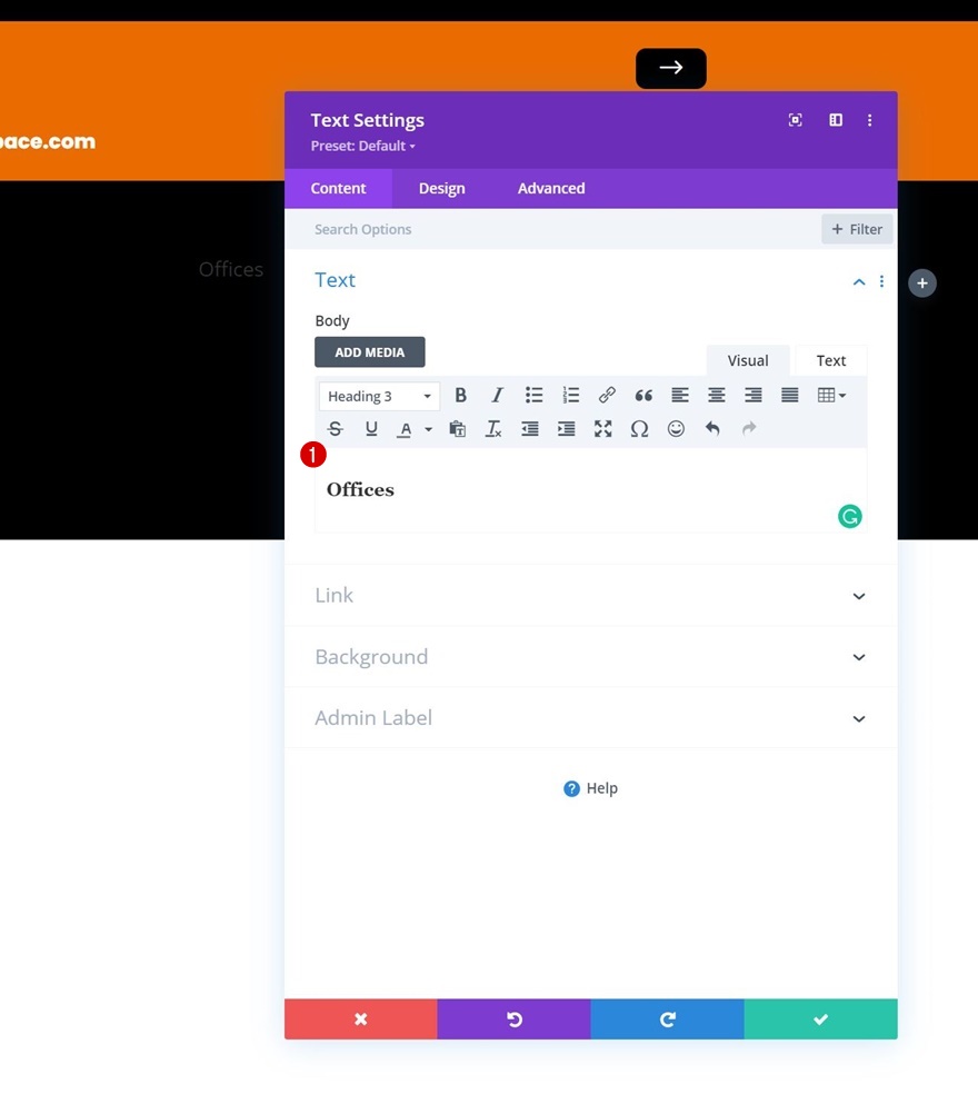 bilah footer lengket