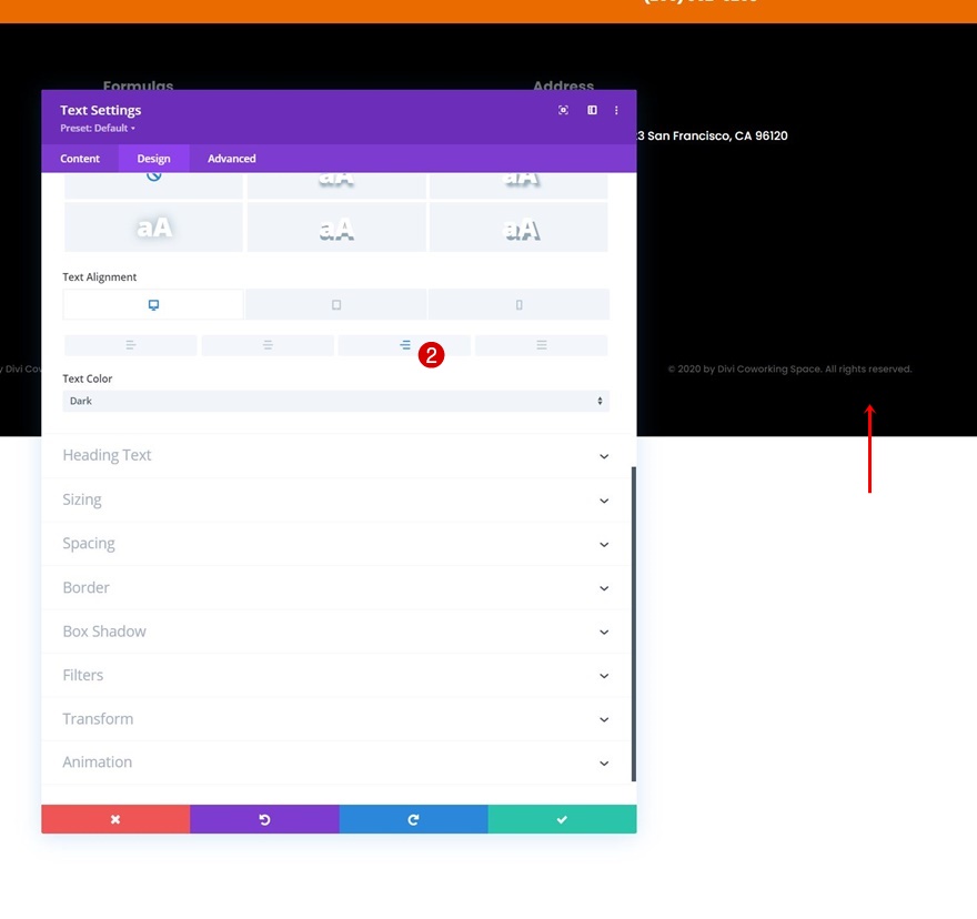 bilah footer lengket