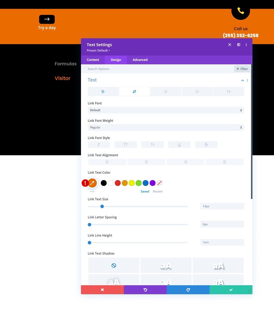bilah footer lengket