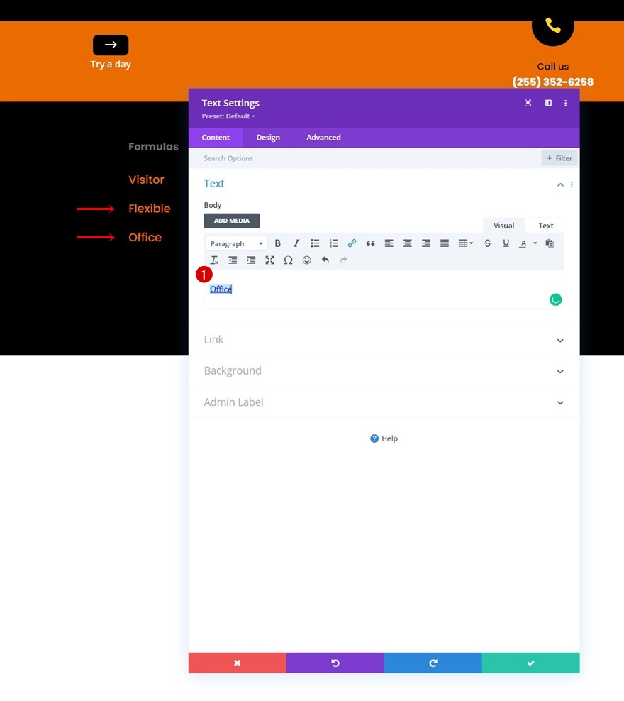bilah footer lengket