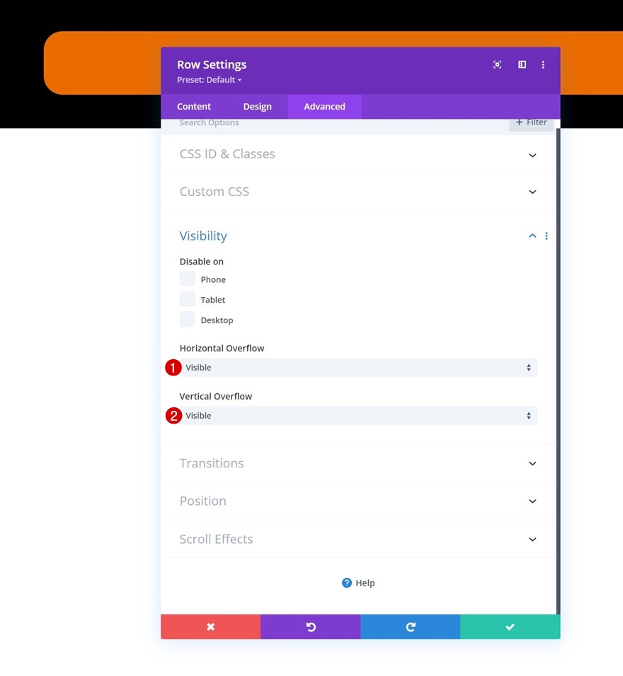 bilah footer lengket