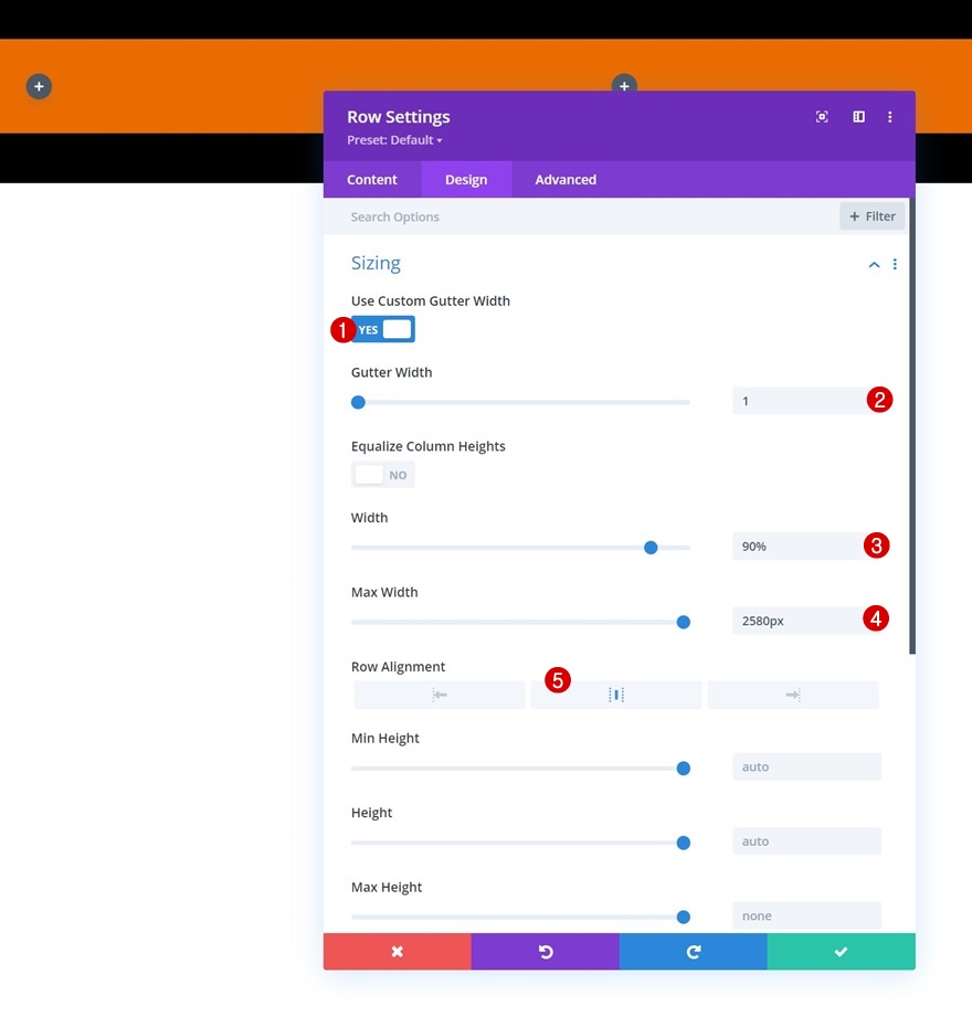 bilah footer lengket