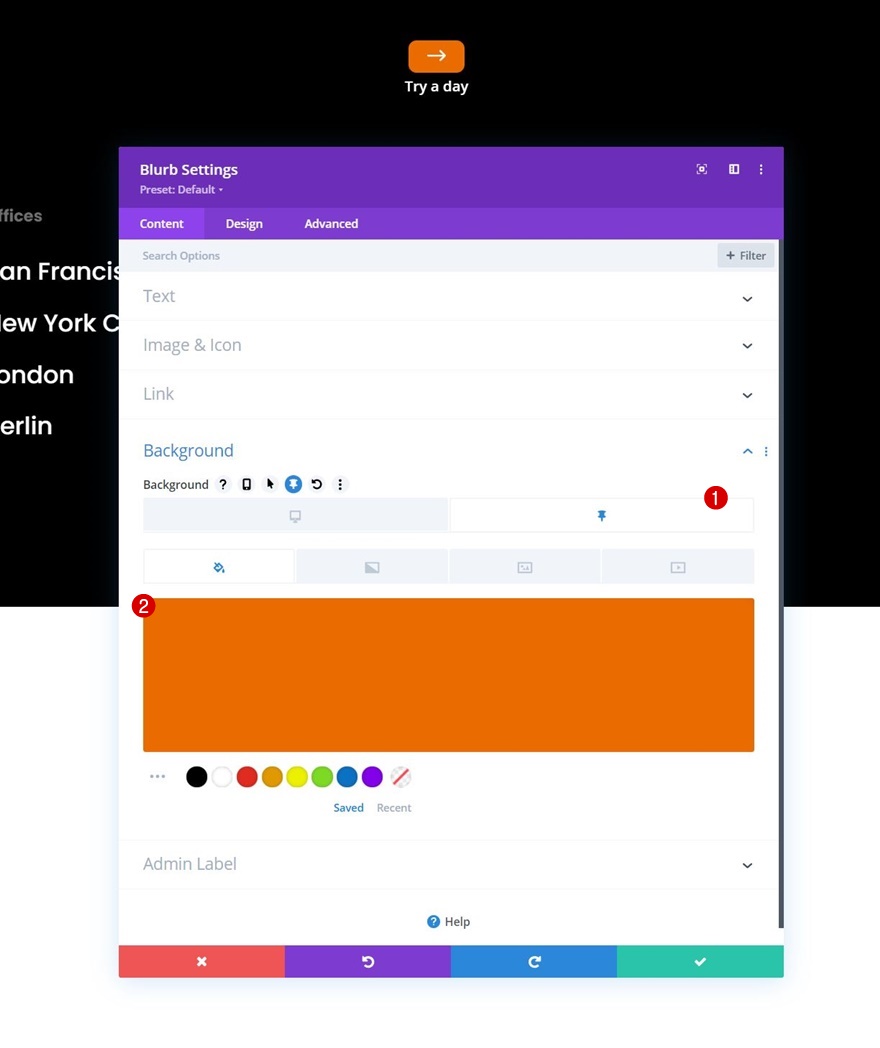 bilah footer lengket