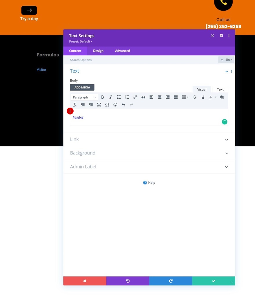 bilah footer lengket
