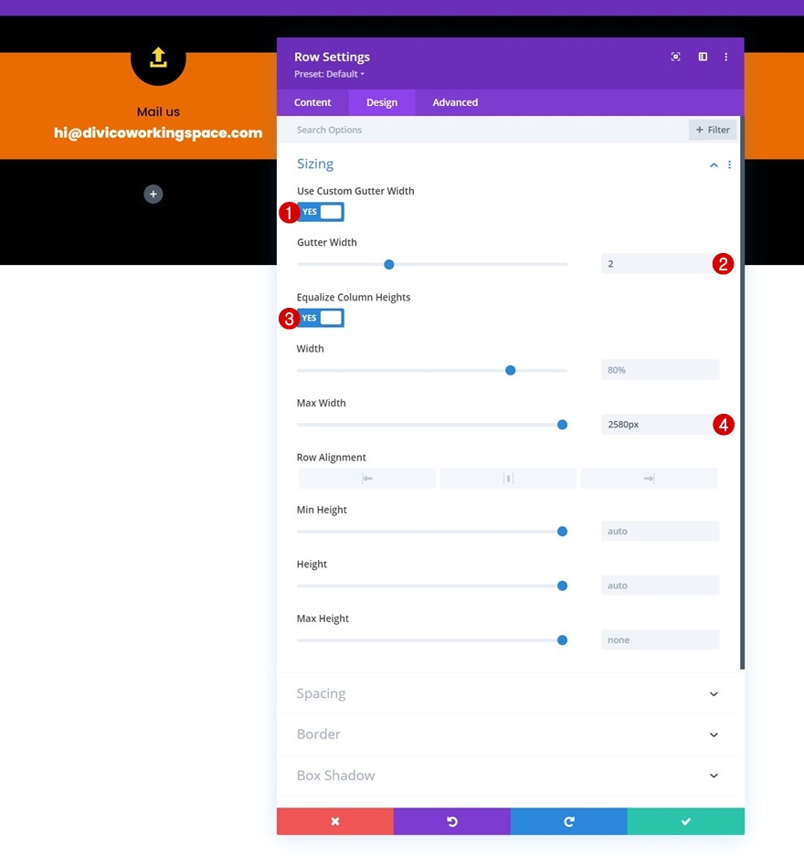 bilah footer lengket