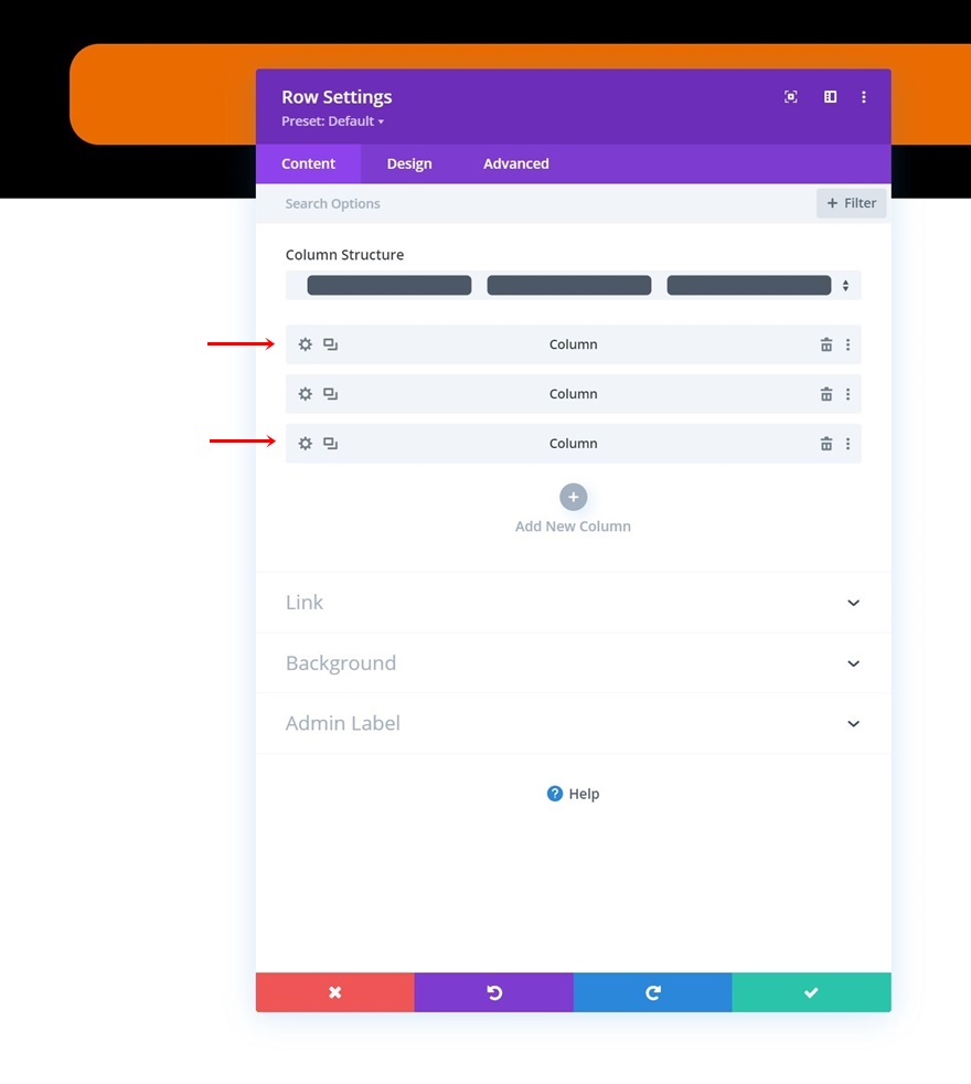 bilah footer lengket