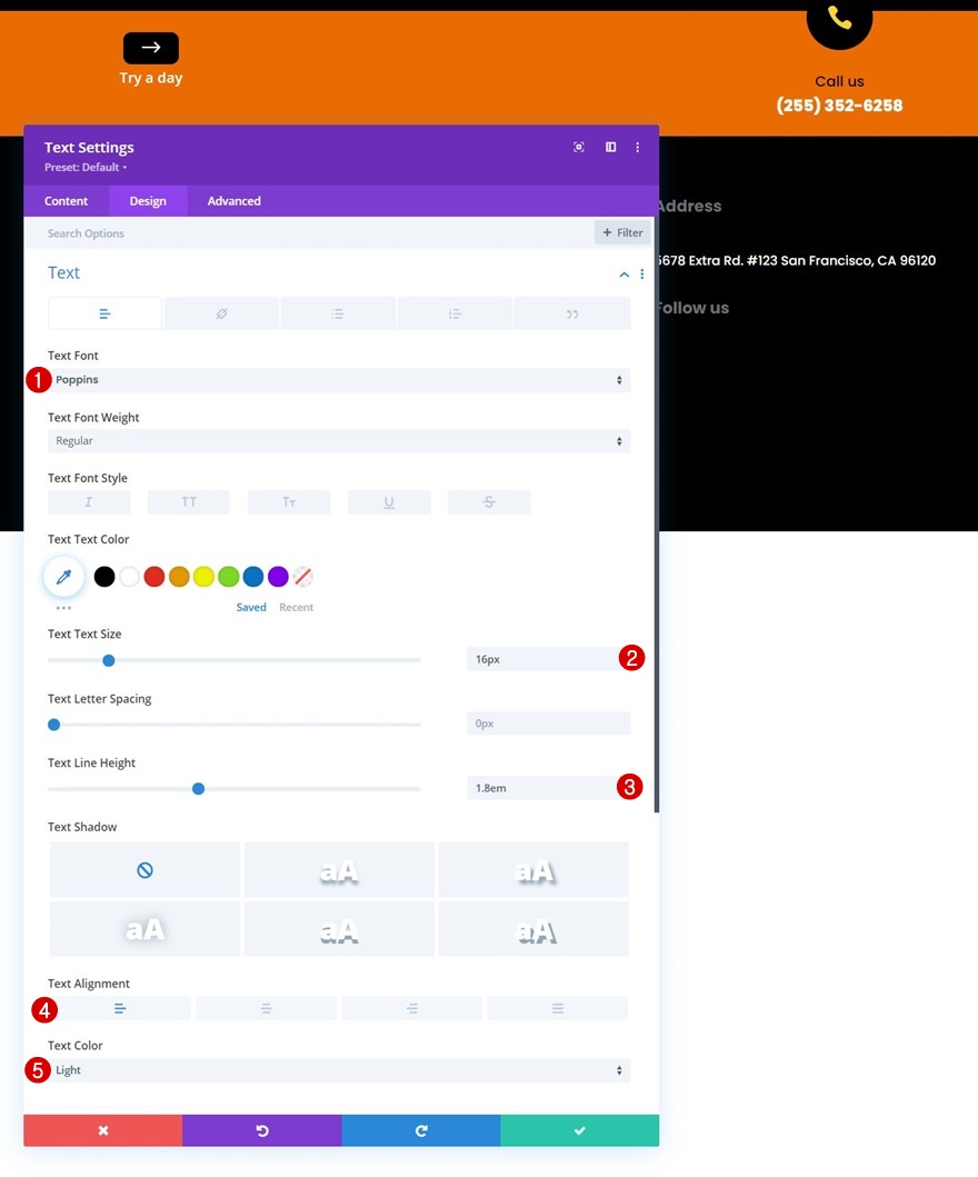 bilah footer lengket