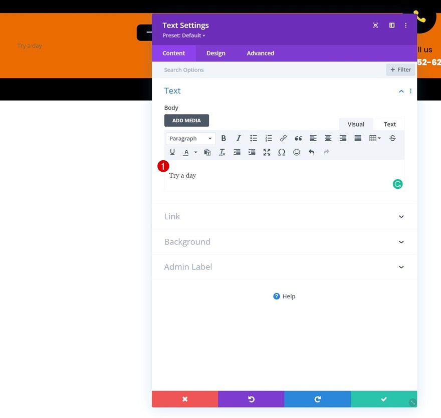 bilah footer lengket