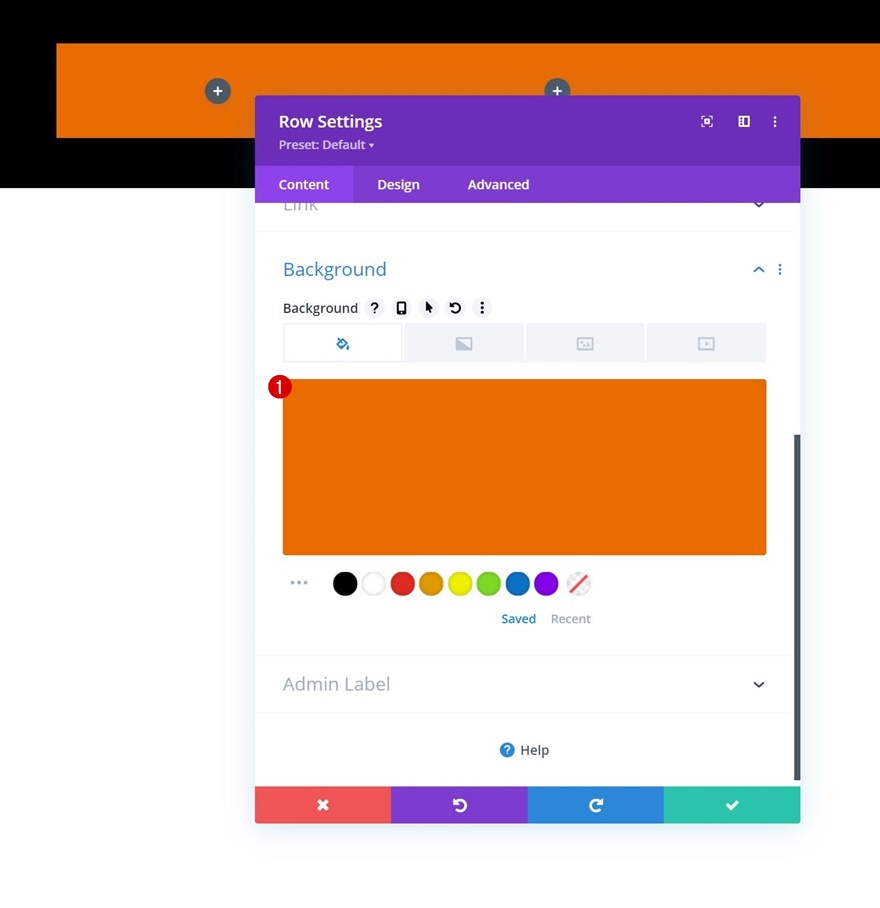 bilah footer lengket