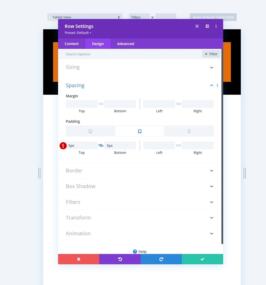 bilah footer lengket