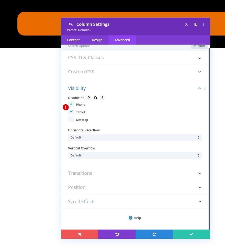 bilah footer lengket