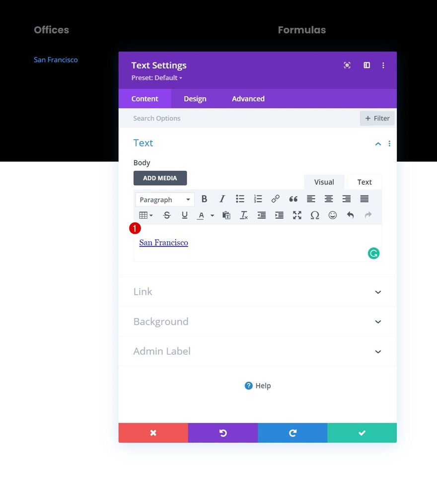 bilah footer lengket
