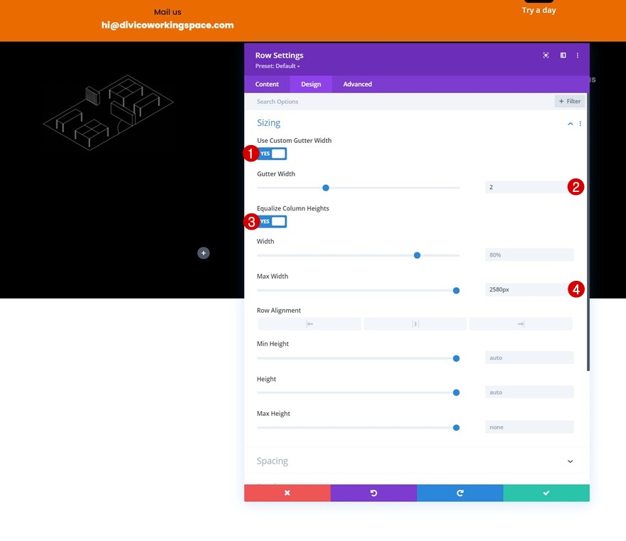 bilah footer lengket