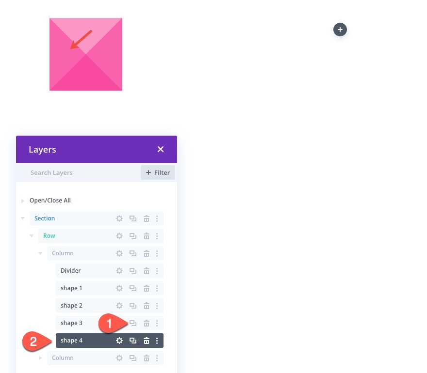анимировать фигуры css в divi