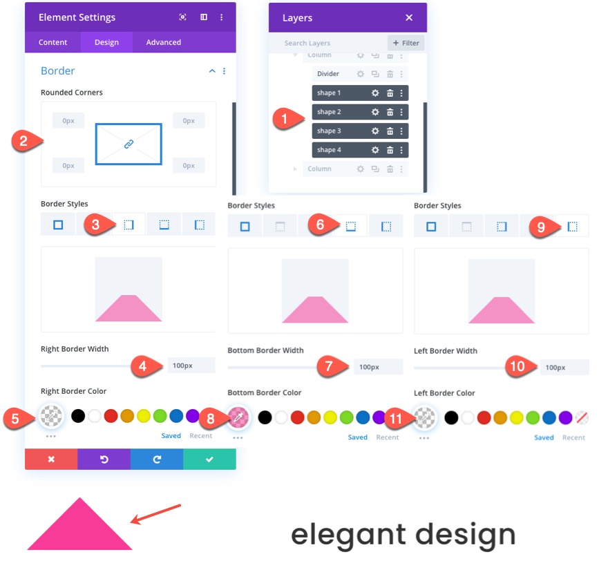 анимировать фигуры css в divi
