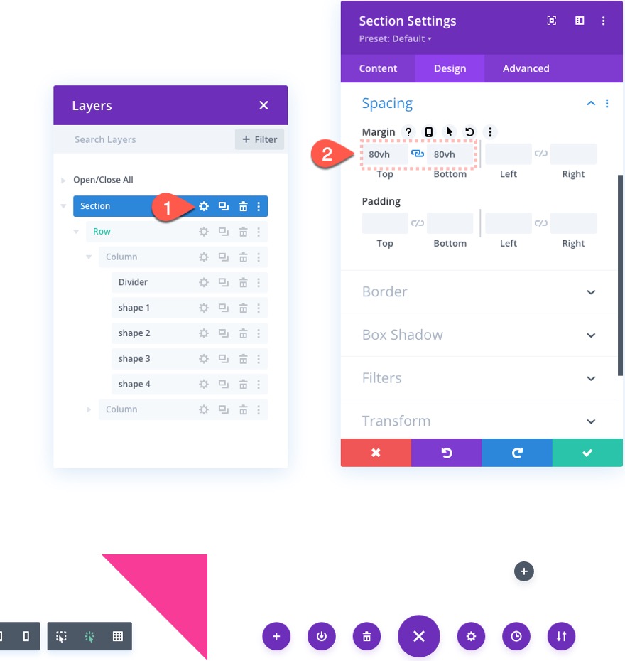 анимировать фигуры css в divi
