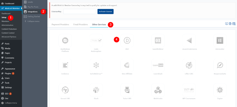 Intégrer le membre de la liste de souhaits avec Divi