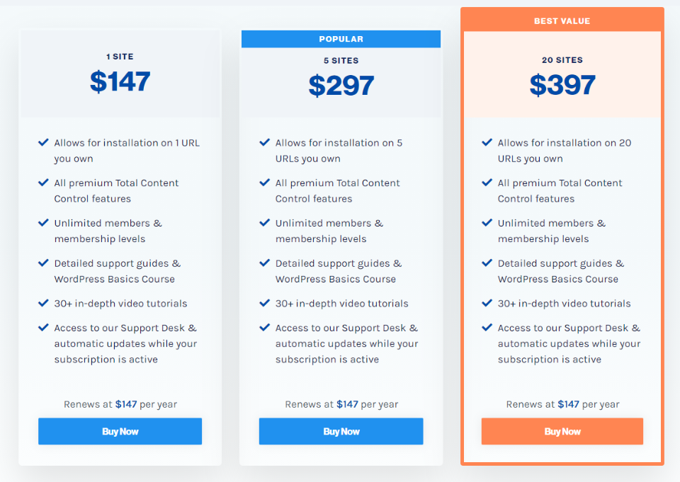 Membre de la liste d'achat avec intégration Divi