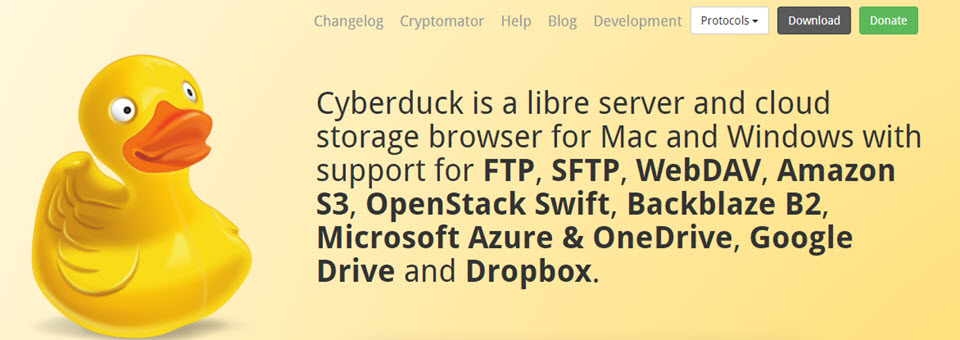 klien ftp cyberduck