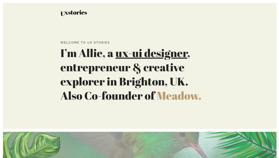 Histoires de conception UX