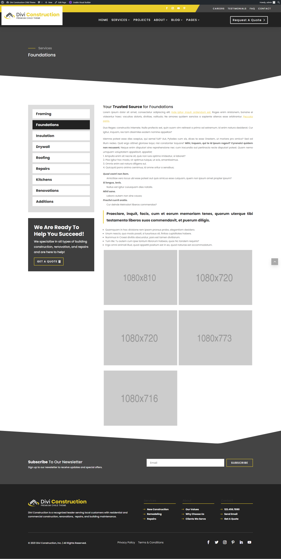 迪維建築服務頁面