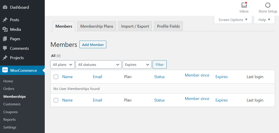 قائمة الأعضاء