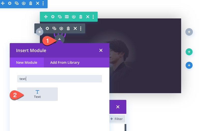 tıklamada flip animasyonlu divi kartvizit tasarımı