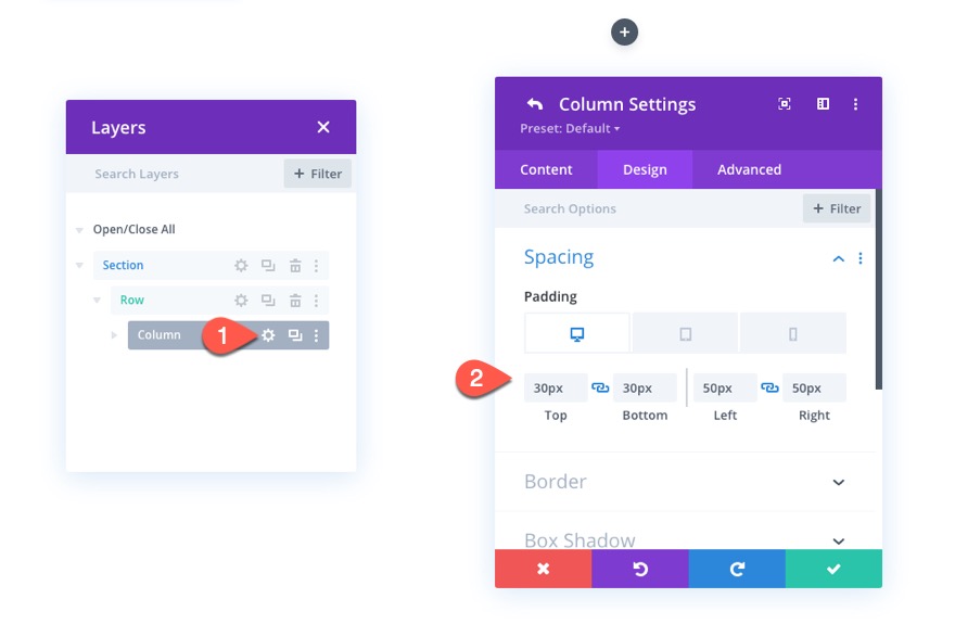 tıklamada flip animasyonlu divi kartvizit tasarımı