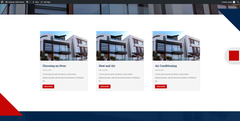 Страница блога DiviHvac