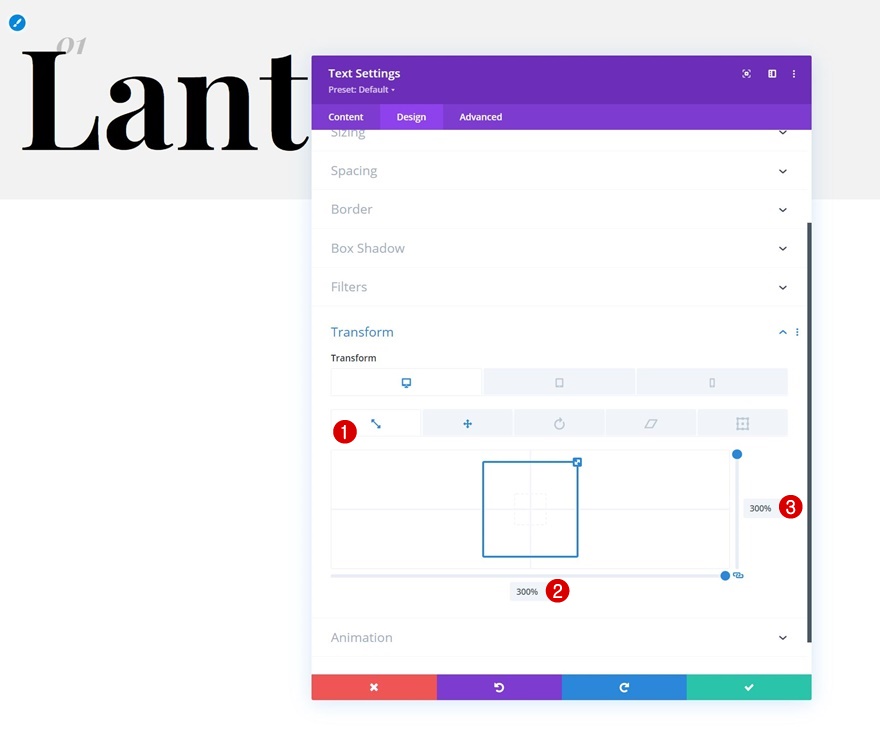 liste sur défilement