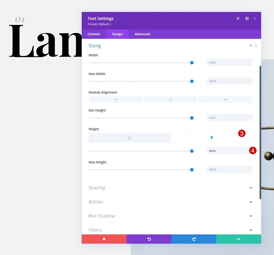 liste sur défilement
