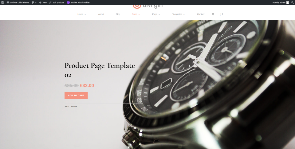 Szablon produktu dwa