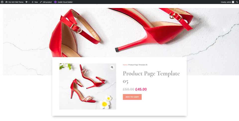 Szablon produktu pięć