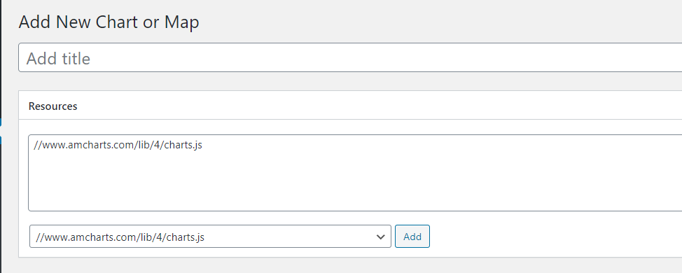将 amCharts 库导入 WordPress