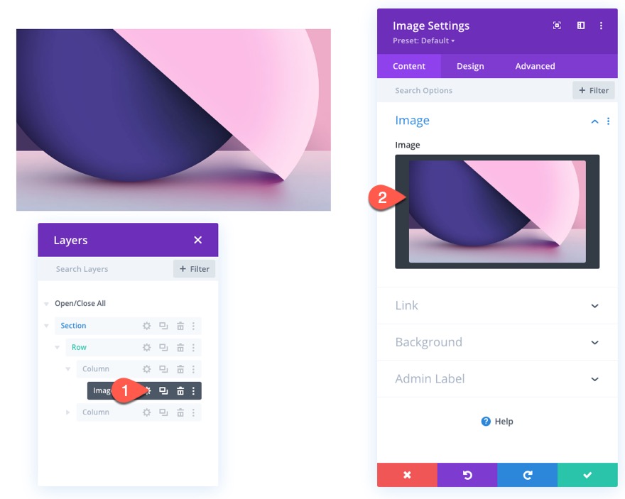 Bildüberlagerung mit Split-Text-Shutter-Animation und Mischmodi