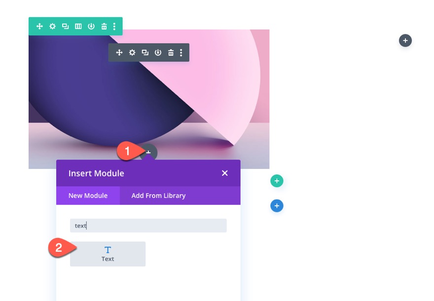 Bildüberlagerung mit Split-Text-Shutter-Animation und Mischmodi