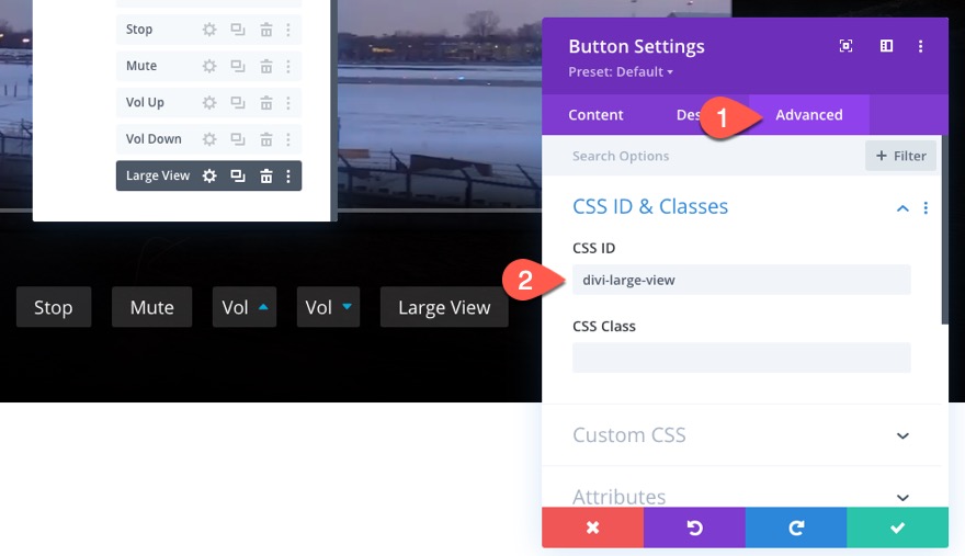 divi controlli video html5 personalizzati