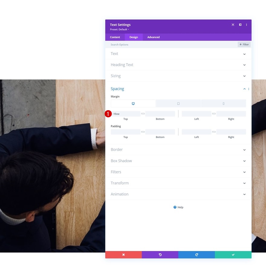 transizioni di copia parallasse