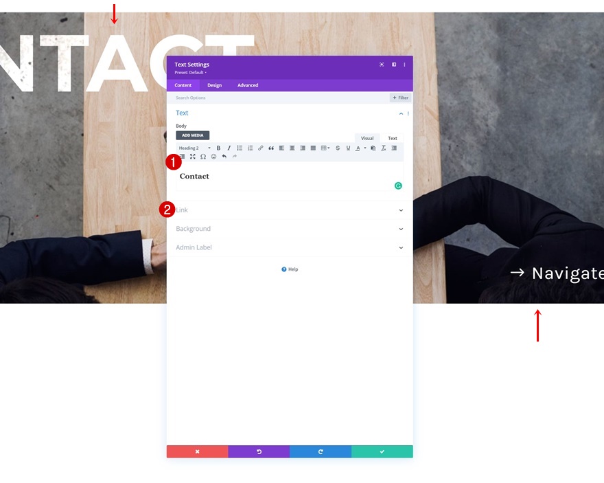 transizioni di copia parallasse