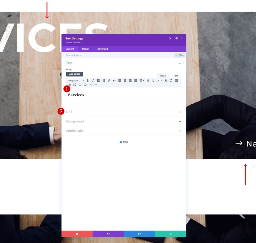 transizioni di copia parallasse
