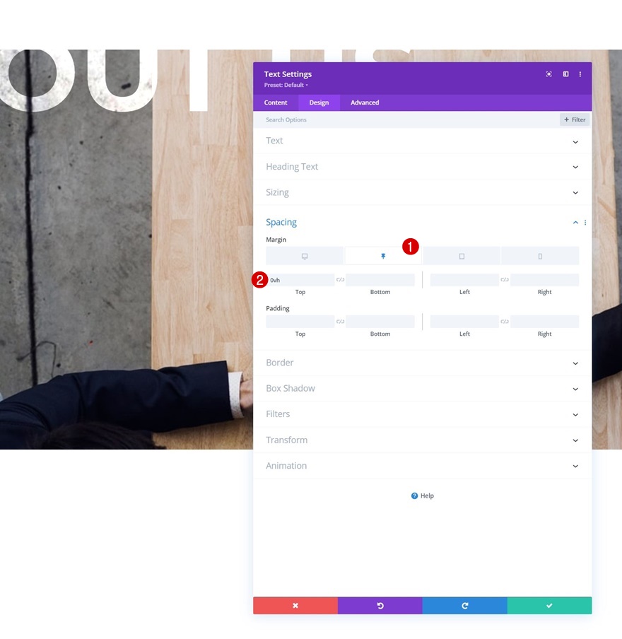 transizioni di copia parallasse