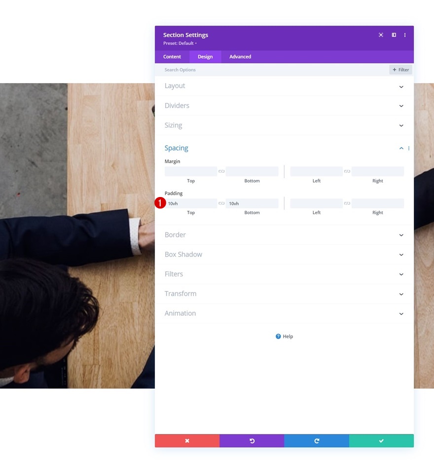 transizioni di copia parallasse