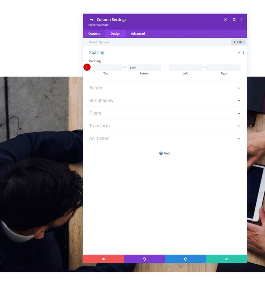 transizioni di copia parallasse