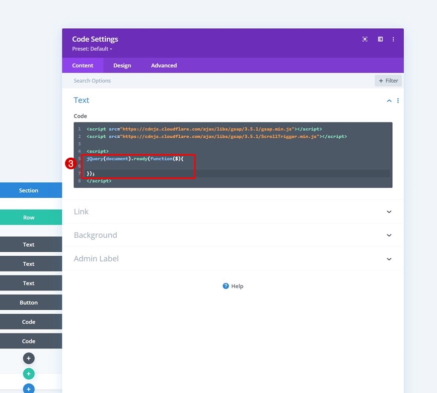 défilement horizontal gsap