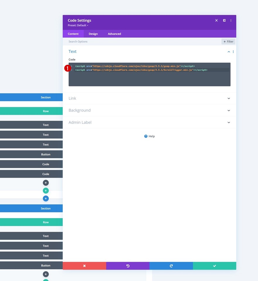 défilement horizontal gsap