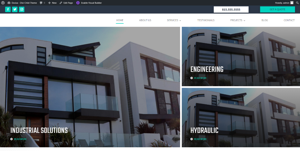 Bagian Pahlawan Halaman Beranda Duriza