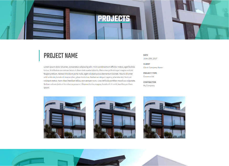 Halaman Proyek Tunggal Tema Anak Duriza Divi