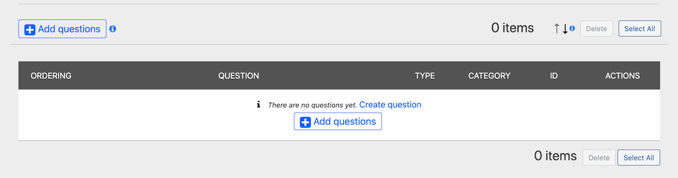 在 Quiz Maker 中向测验添加问题。