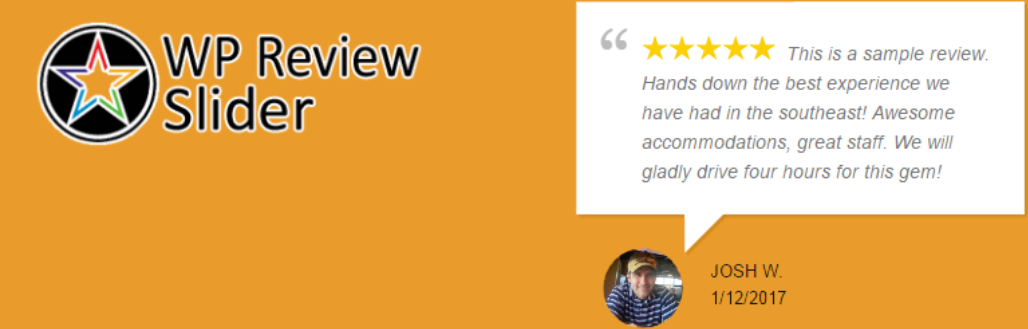 البرنامج المساعد WP Review Slider