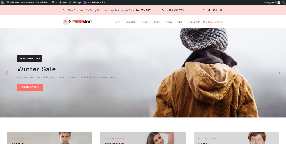 Slider per la casa del mercato delle vendite